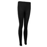 Maxbell Ladies Fleece Lined Leggings Thick Winter Warm Tights  Black Footless