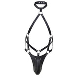 Maxbell Sexy Hollow Cage Harness Strappy Bodysuit