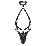 Maxbell Sexy Hollow Cage Harness Strappy Bodysuit