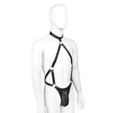 Maxbell Sexy Hollow Cage Harness Strappy Bodysuit