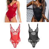 Maxbell Bodysuit Lingerie Leotard M Black