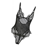 Maxbell Bodysuit Lingerie Leotard M Black
