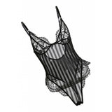 Maxbell Bodysuit Lingerie Leotard M Black
