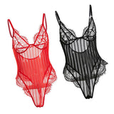 Maxbell Bodysuit Lingerie Leotard M Black