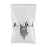 Maxbell Bodysuit Lingerie Leotard L Black