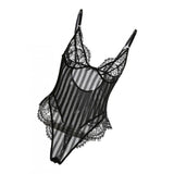 Maxbell Bodysuit Lingerie Leotard L Black