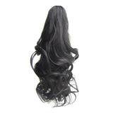 Maxbell Women Clip-On Ponytail Hair Extension Curly Claw Hair Clip On B