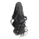Maxbell Women Clip-On Ponytail Hair Extension Curly Claw Hair Clip On B