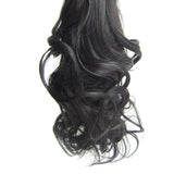 Maxbell Women Clip-On Ponytail Hair Extension Curly Claw Hair Clip On B