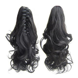 Maxbell Women Clip-On Ponytail Hair Extension Curly Claw Hair Clip On B
