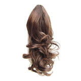 Women Clip-On Ponytail Hair Extension Curly Claw Hair Clip On D