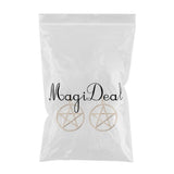 Maxbell 2 Boho Earring Five Pointed Star Ear Hoop Valentine's Day Gift Golden