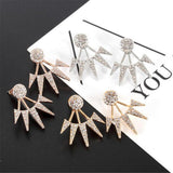 Maxbell Earrings Ear Studs Golden
