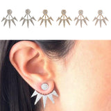 Maxbell Earrings Ear Studs Golden