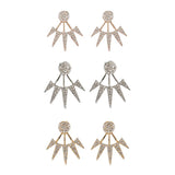 Maxbell Earrings Ear Studs Golden