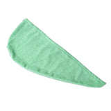 Maxbell Absorbent Twist Turban Hair Drying Towel Long Hair Wrap Green