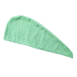 Maxbell Absorbent Twist Turban Hair Drying Towel Long Hair Wrap Green