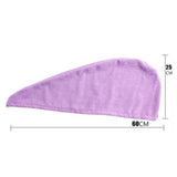 Maxbell Absorbent Twist Turban Hair Drying Towel Long Hair Wrap Green