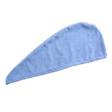 Maxbell Absorbent Twist Turban Hair Drying Towel Long Hair Wrap Sky Blue
