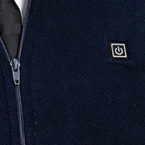 Maxbell USB Heated Vest Fleece Lightweight Charging Heating Vest Dark Blue M