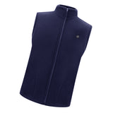 Maxbell USB Heated Vest Fleece Lightweight Charging Heating Vest Dark Blue M