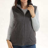 Maxbell USB Heated Vest Fleece Lightweight Charging Heating Vest Gray XL