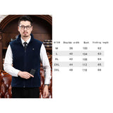 Maxbell USB Heated Vest Fleece Lightweight Charging Heating Vest Gray XL