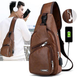 Outdoor cycling cross-body bag Light Brown