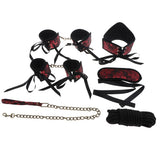 Maxbell 5 pcs/set Adjustable Nylon Handcuffs Wrist Ankle Cuffs Restraint Accessories