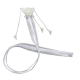 Maxbell Tassel Hair Clips White