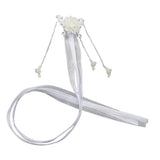 Maxbell Tassel Hair Clips White