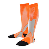 1Pair Compression Socks Knee High Stockings Sleeve Sneaker Socks Orange S-M