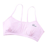 Teen Bra Girls Soft Breathable Training Bra Vest Seamless Wireless Pink