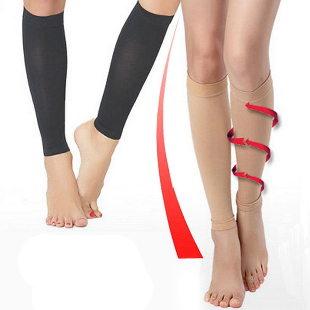Compression Socks Calf Sleeve Varicose Veins Knee High Stockings Skin 2XL