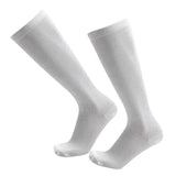 Running Medical Compression Socks Calf Support Stockings White L-XL