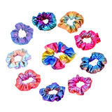 Assorted Color Hair Scrunchies 10 Pieces