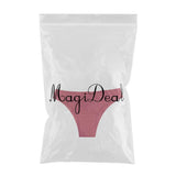 Maxbell G-string Briefs Panties Seamless Thongs Lingerie Underwear Wine Red XL