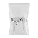 Maxbell Women Sexy Garter Belt Strap Lace Bow Suspender Belt Dance Clubwear White