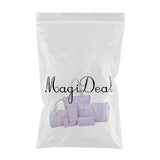 6pcs/Set Leather Handbag Shoulder Bags Purse Messenger Clutch Bags Purple