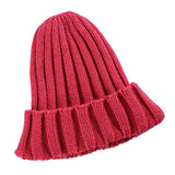 Maxbell Kids Baby Girls Boys Winter Knit Beanies Hat Causal Cozy Hats Cap Red