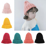 Maxbell Kids Baby Girls Boys Winter Knit Beanies Hat Causal Cozy Hats Cap Red