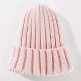 Maxbell Kids Baby Girls Boys Winter Knit Beanies Hat Causal Cozy Hats Cap Light Pink