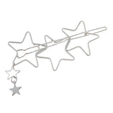 Hollow Hairpin Clip Star Dangle Hair Snap Clamp Hair Accessories Silver