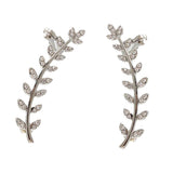 Maxbell Earrings Ear Studs Silver