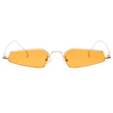 Women Fashion Cat Eye Sunglasses Party Tinted Lens Shades Eyewear Yellow