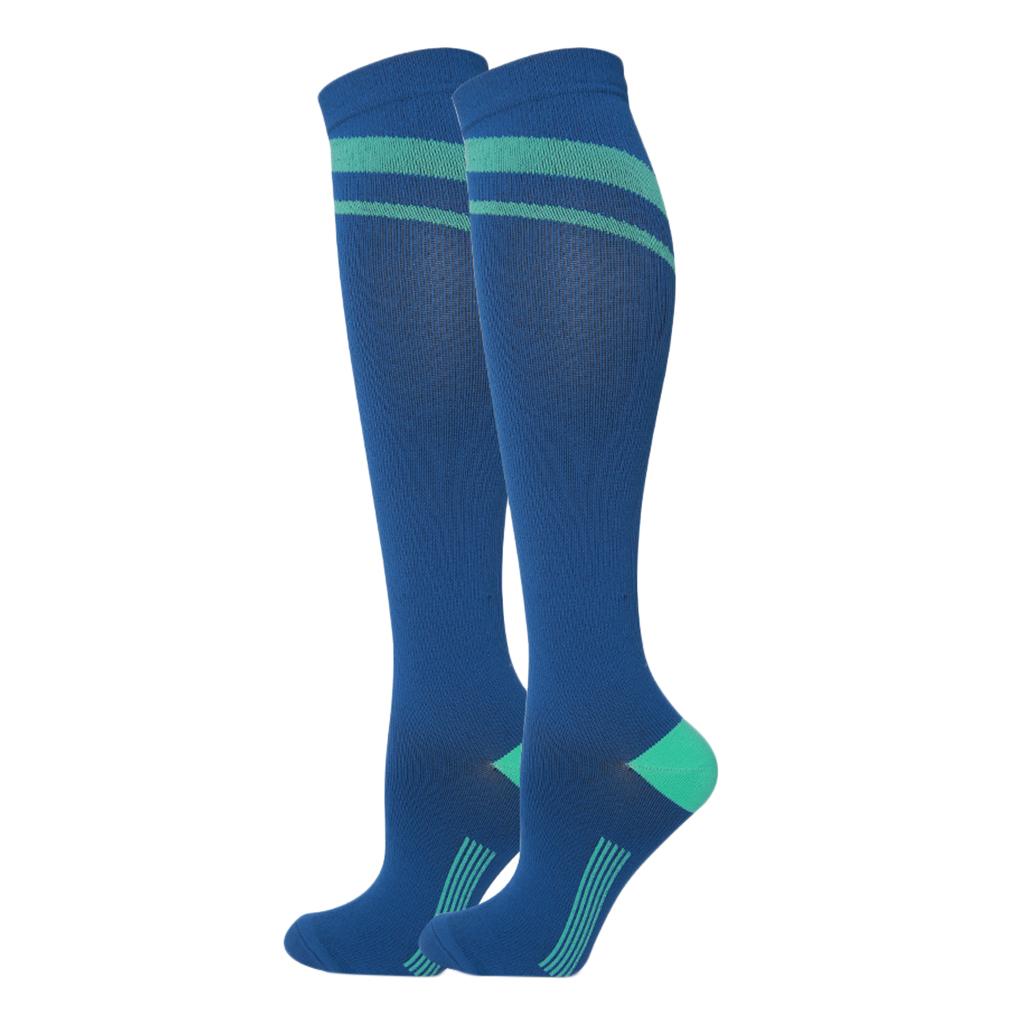 Pair Compression Socks Knee High Stockings Sleeve Sneaker Socks Style 3 L XL