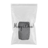 Maxbell Ladies Sheer Fishnet Thigh-High Stockings High Waist Crystal Pantyhose Black