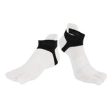 Ankle Toe Socks Cotton Warm Ankle Socks for Men and Women White