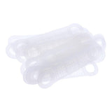 Maxbell 30Pcs Non-Slip Silicone Clothes Hanger Grips Clothing Hanger Strips White L