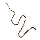 Maxbell Rhinestone Long Tassel Chain Hair Pins Wedding Accessories Black